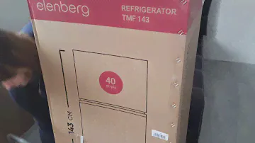 Распаковка двухкамерного холодильника ELENBERG TMF 143 из Rozetka